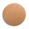 Tan Faux Leather Round Placemat