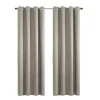 Taupe Paris Velvet Blackout Curtain Panel, 95 in.
