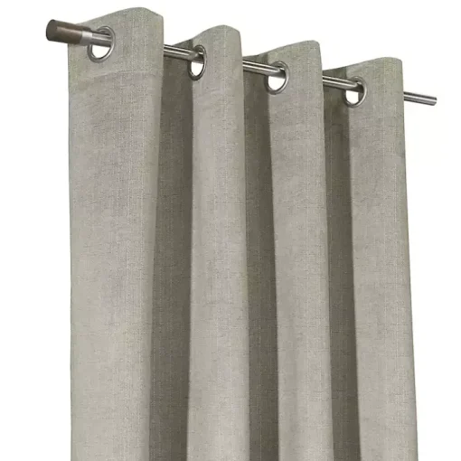 Taupe Paris Velvet Blackout Curtain Panel, 95 in.