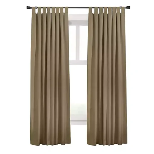 Taupe Ventura Blackout Curtain Panel, 63 in.