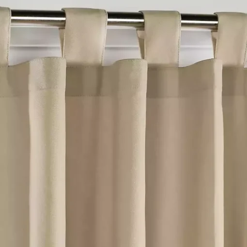 Taupe Weathermate Blackout Curtan Panel, 84 in.