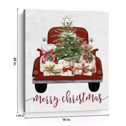 Truck Full of Presents Canvas Art Print