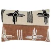 Two-Tone Tufted Western Lumbar Pillow