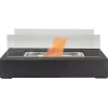 Ventless Tabletop Fireplace on Black Base
