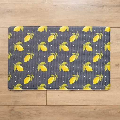Vintage Lemons Kitchen Mat
