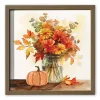 Watercolor Autumn Bouquet Framed Art Print
