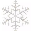 White LED Snowflake Window Silhouette, 13 in.