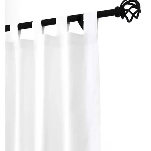 White Weathermate Blackout Curtain Panel, 63 in.