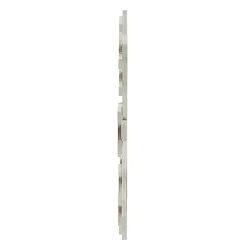 White Wood Snowflake Wall Plaque, 20 in.