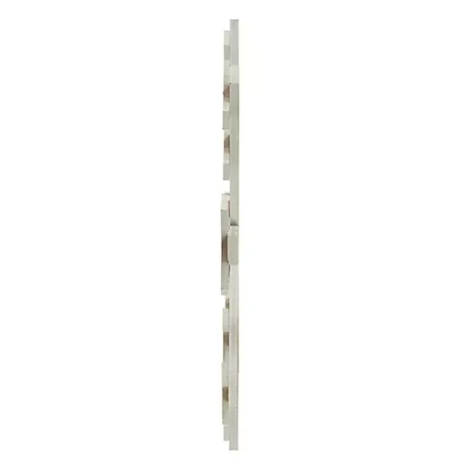 White Wood Snowflake Wall Plaque, 20 in.
