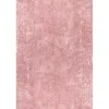 Whitlow Pink Shag Washable Area Rug, 6x9