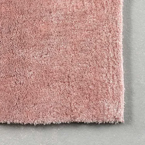 Whitlow Pink Shag Washable Area Rug, 6x9